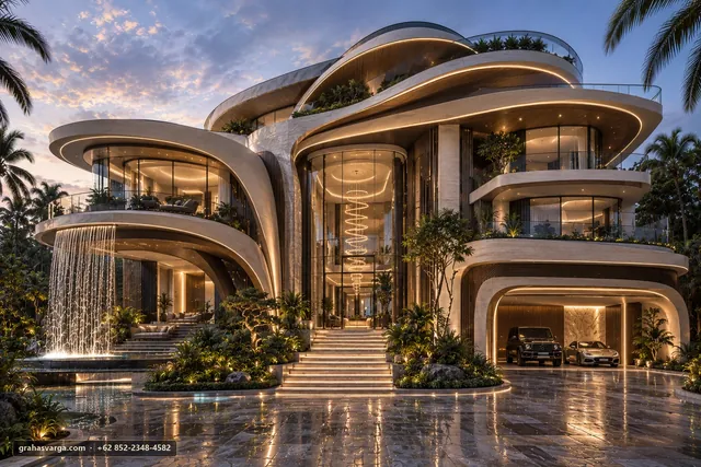 Arsitektur untuk Kabupaten Bangka Tengah. — pandangan arsitektur 2
